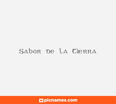 Sabor de la Tierra